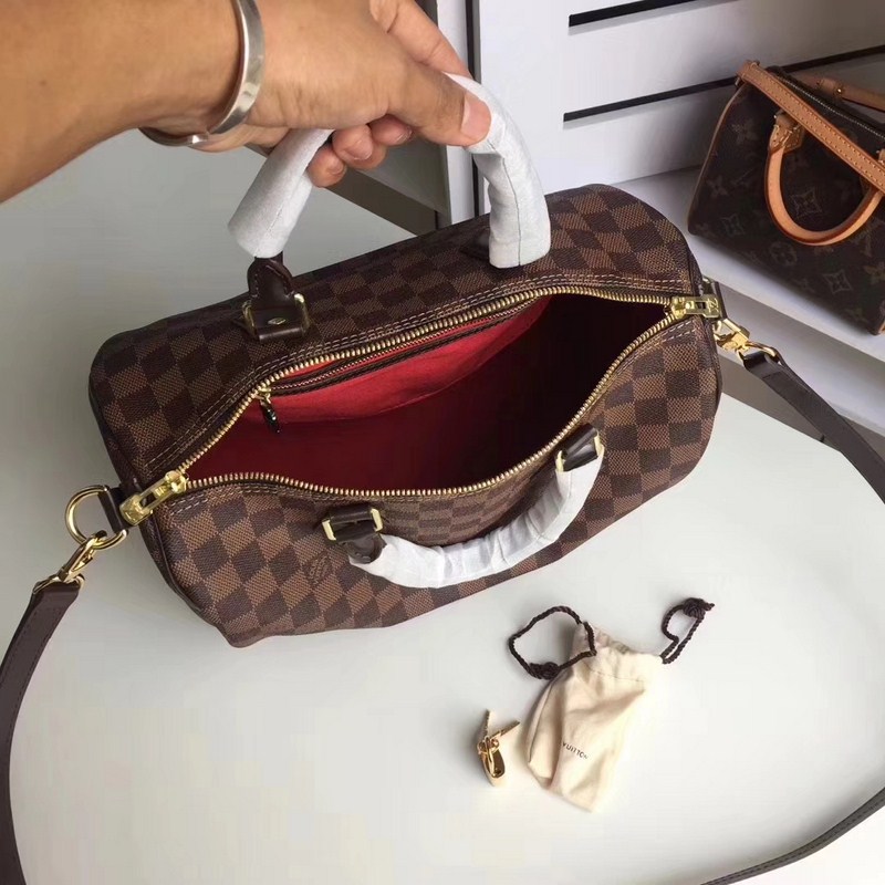 Louis Vuitton Speedy Bandoulière 25 Damier Ebene 25cm N40575 - 画像 (9)