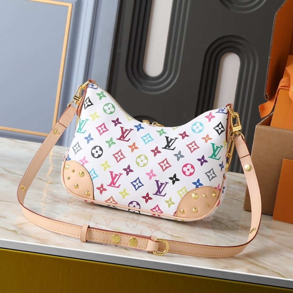 Louis Vuitton X Takashi Murakami Boulogne PM White 29Cm M27790 - 画像 (2)