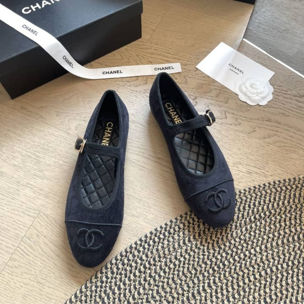CHANEL シャネル メリージェーン バレエシューズ ブラック - 画像 (2)