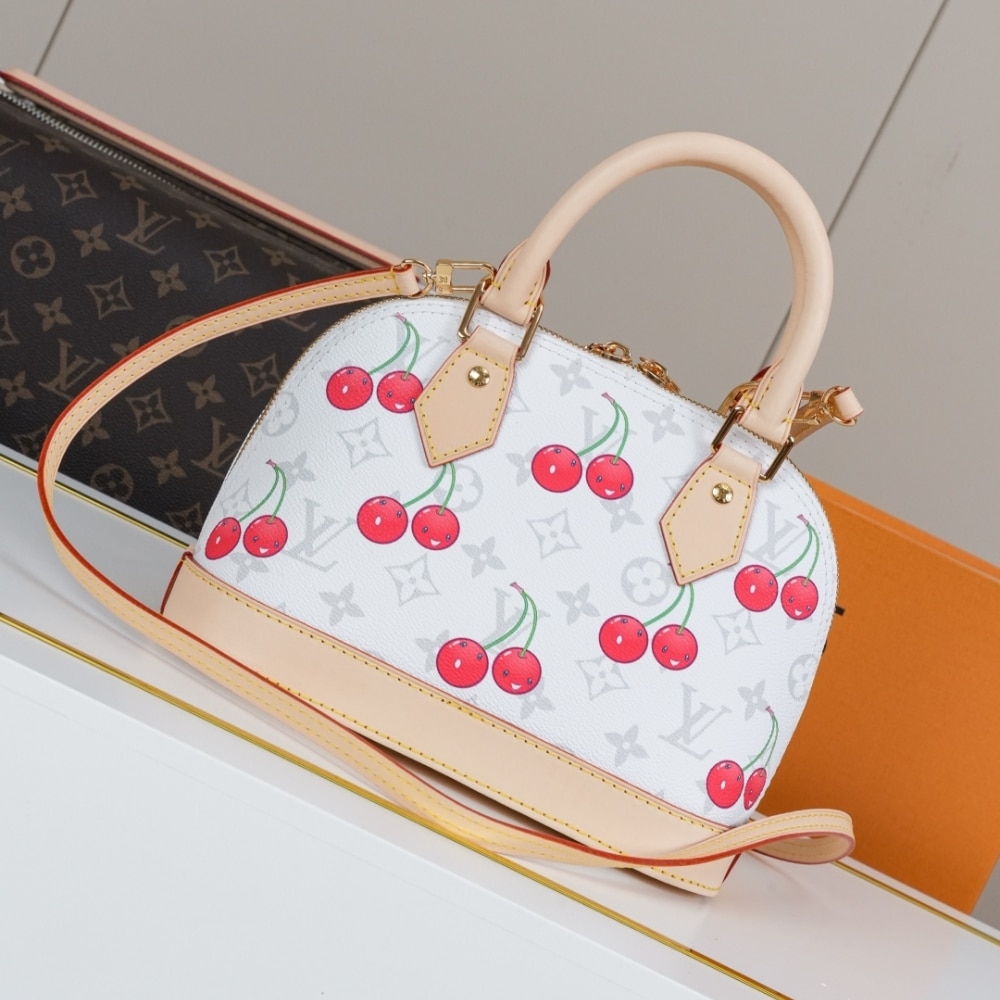 Louis Vuitton X Takashi Murakami Alma BB Monogram Cherry 23Cm M14234 - 画像 (3)