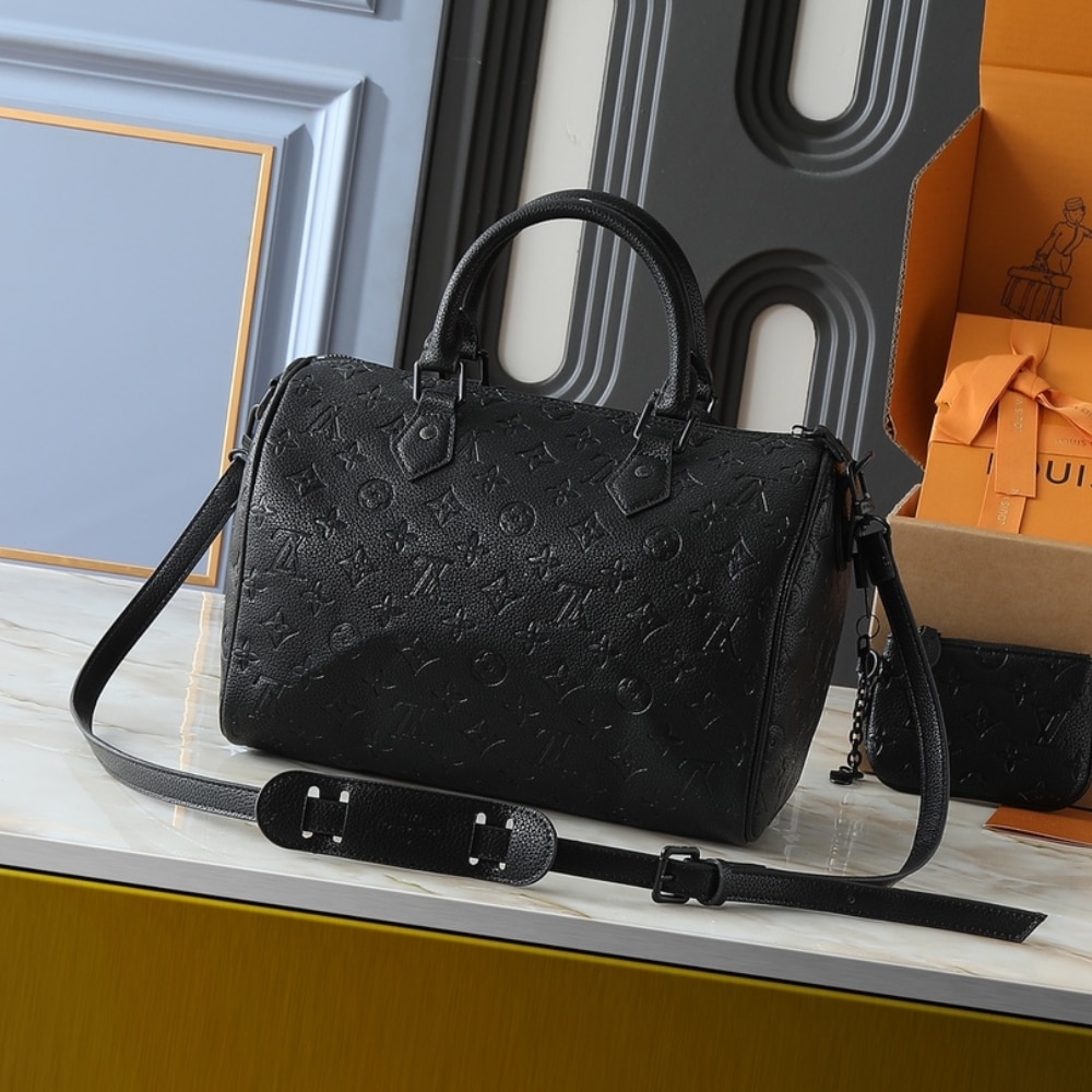 Louis Vuitton Speedy P9 Bandoulière Ultra Black 26cm - 画像 (4)