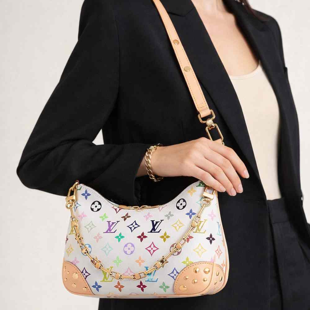 Louis Vuitton X Takashi Murakami Boulogne PM White 29Cm M27790 - 画像 (9)