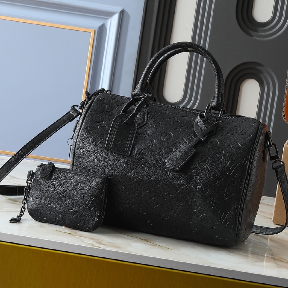 Louis Vuitton Speedy P9 Bandoulière Ultra Black 26cm - 画像 (2)