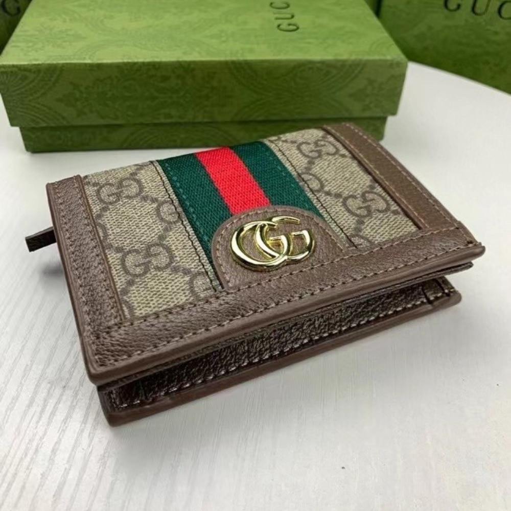 Gucci Ophidia Card Case Wallet Gg Supreme Brown 11Cm 523155 96Iwg 8745 - 画像 (4)