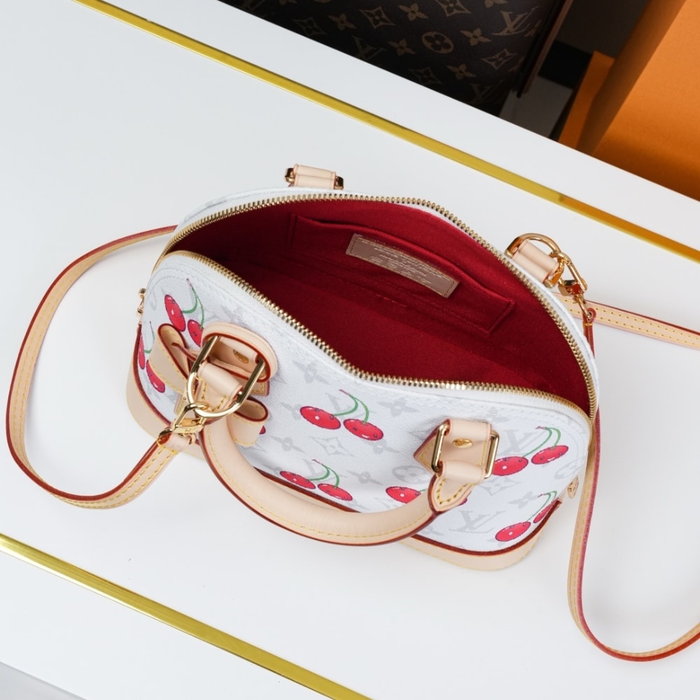 Louis Vuitton X Takashi Murakami Alma BB Monogram Cherry 23Cm M14234 - 画像 (6)