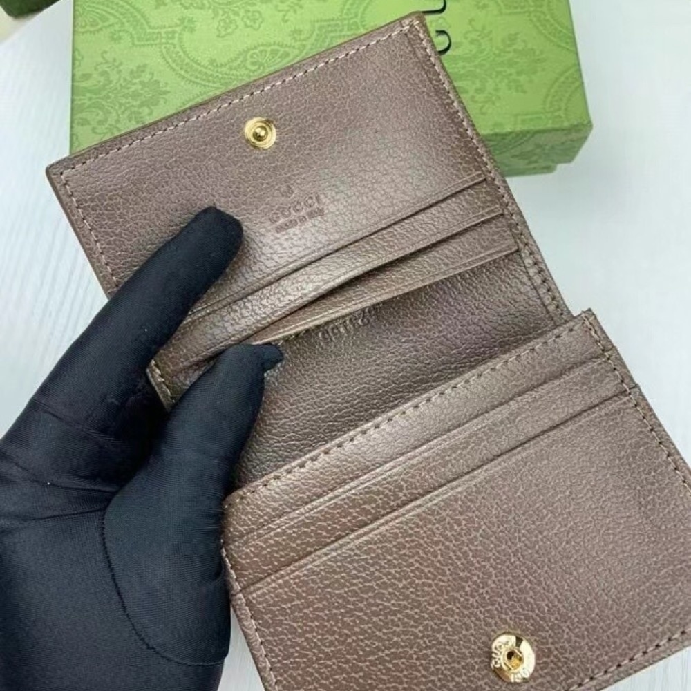 Gucci Ophidia Card Case Wallet Gg Supreme Brown 11Cm 523155 96Iwg 8745 - 画像 (6)