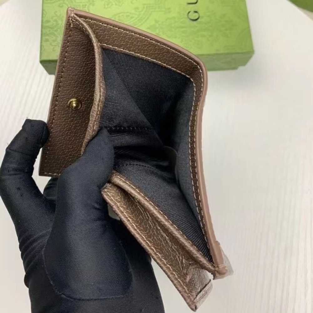 Gucci Ophidia Card Case Wallet Gg Supreme Brown 11Cm 523155 96Iwg 8745 - 画像 (7)