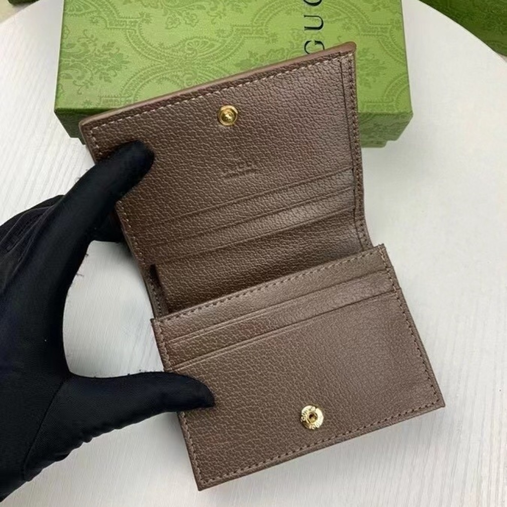 Gucci Ophidia Card Case Wallet Gg Supreme Brown 11Cm 523155 96Iwg 8745 - 画像 (8)