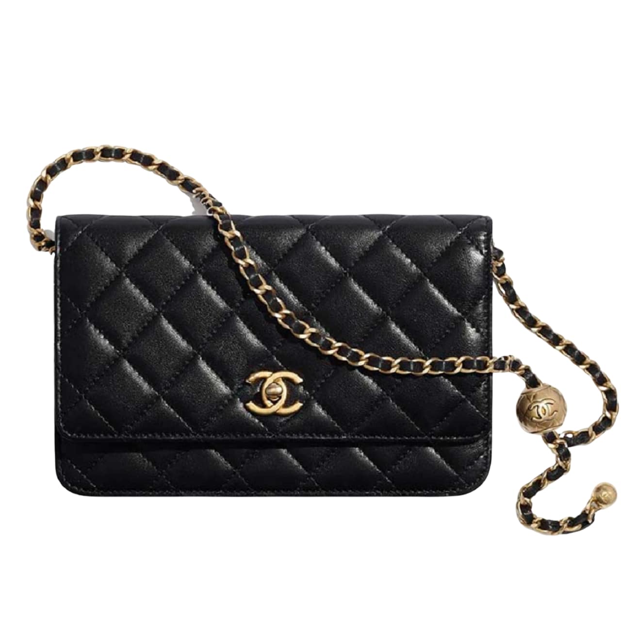 CHANEL シャネル クラシック チェーンウォレット ブラック 19cm