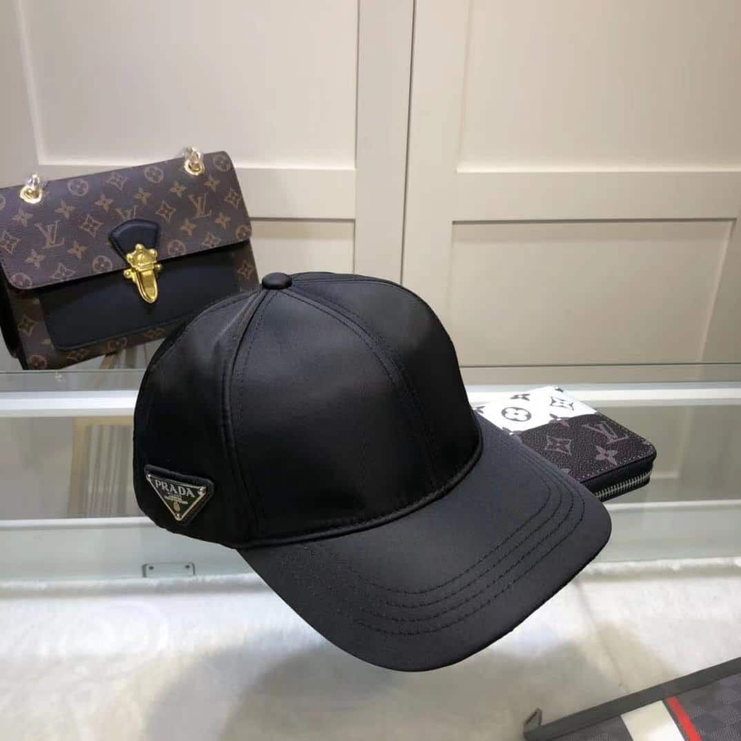 Prada Renylon Baseball Cap Black - 画像 (3)