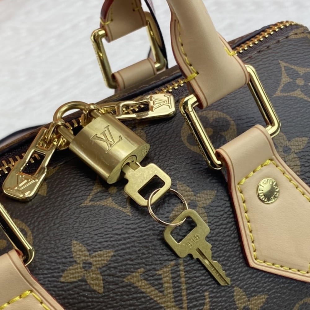 Louis Vuitton Speedy Bandoulière 20 Bag Black 20Cm M46234 - 画像 (8)