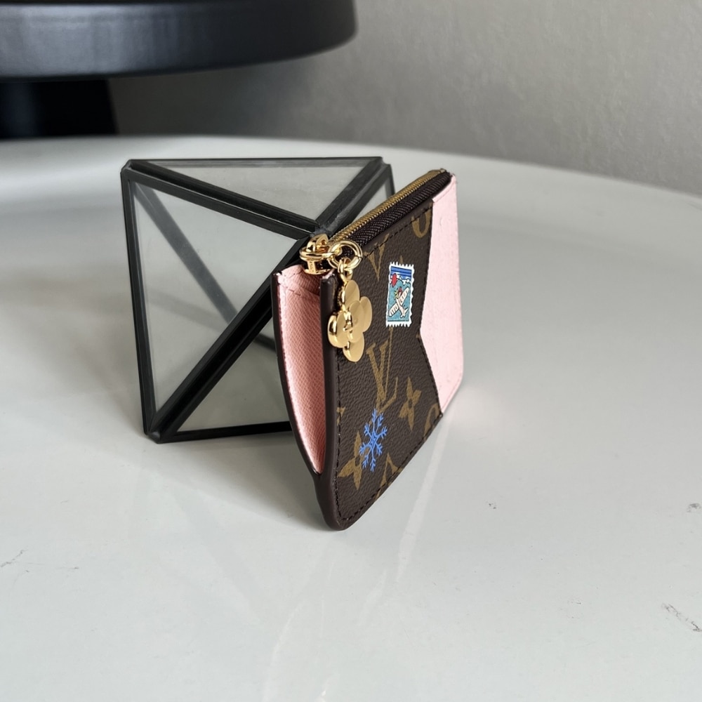 LOUIS VUITTON ルイ・ヴィトン ロミー カードホルダー モノグラム スノーイパール 12cm 型番:M15333 - 画像 (5)