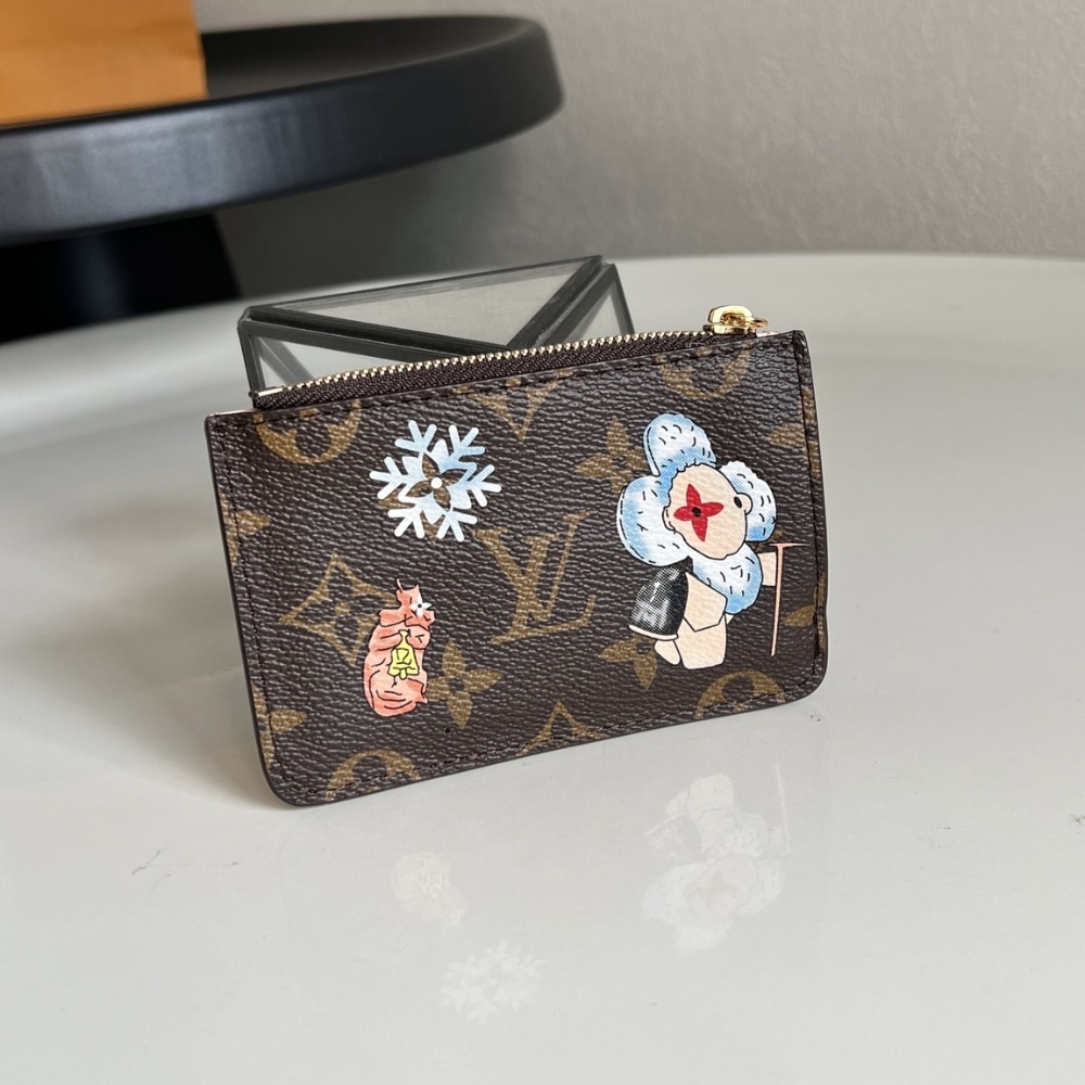 LOUIS VUITTON ルイ・ヴィトン ロミー カードホルダー モノグラム スノーイパール 12cm 型番:M15333 - 画像 (4)