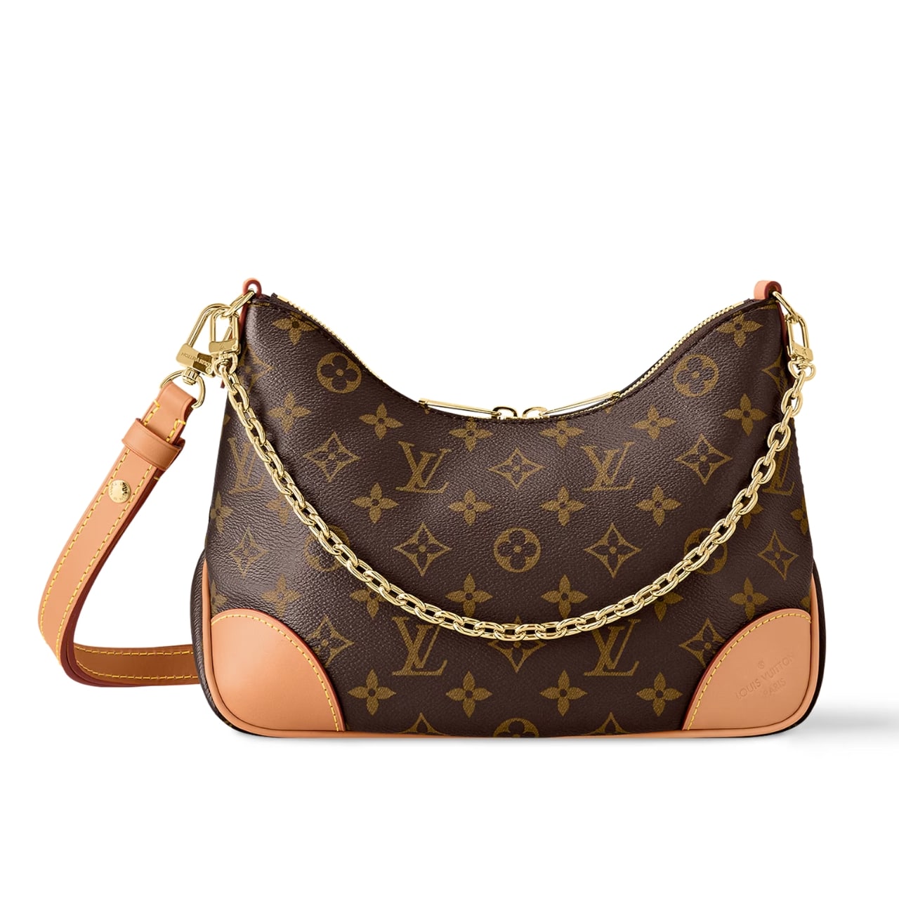 Louis Vuitton ブローニュPMモノグラムキャンバスショルダーバッグ ナチュラル 29cm M45832
