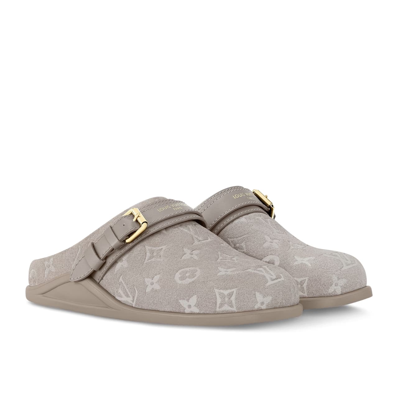 LOUIS VUITTON ルイヴィトン トゥーゴー フラット コンフォート クロッグ ヘーゼルナッツブラウン 型番：1AHLVS