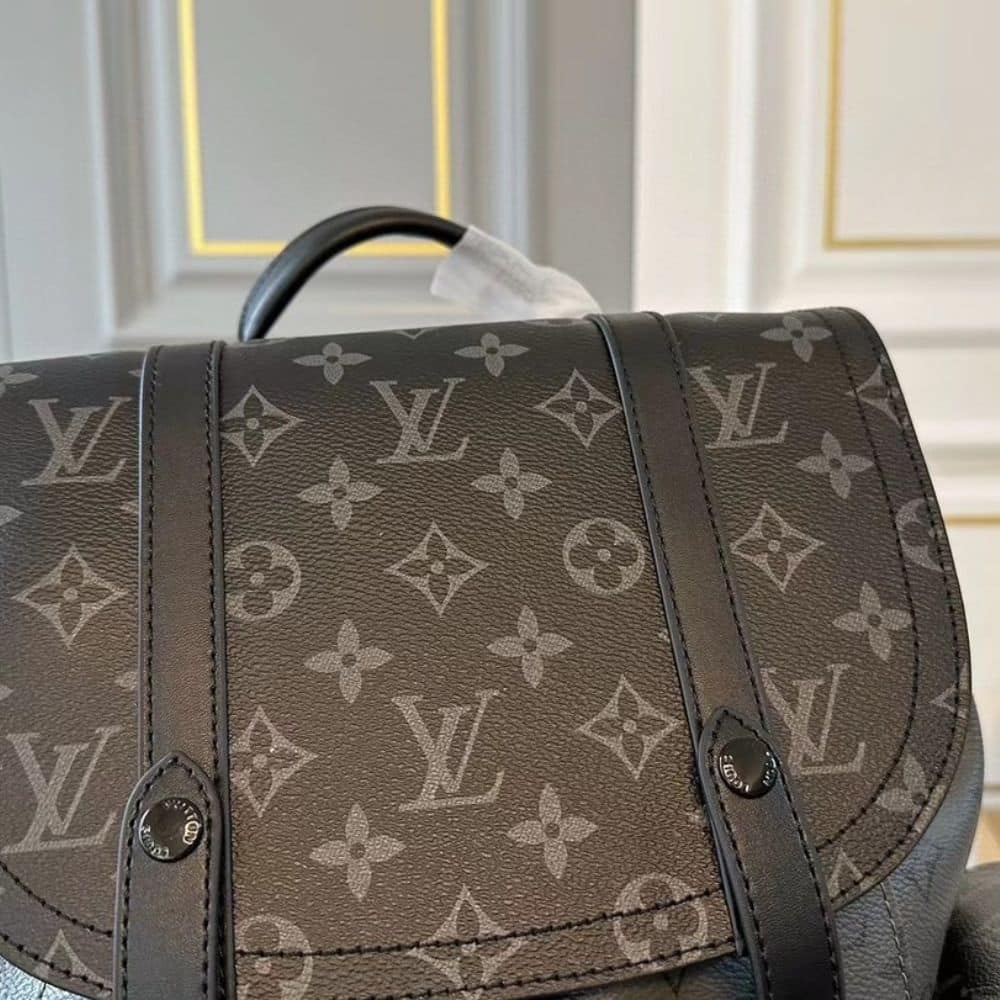 Louis Vuitton Christopher PM Backpack Monogram Eclipse Black 39Cm M46331 - 画像 (5)