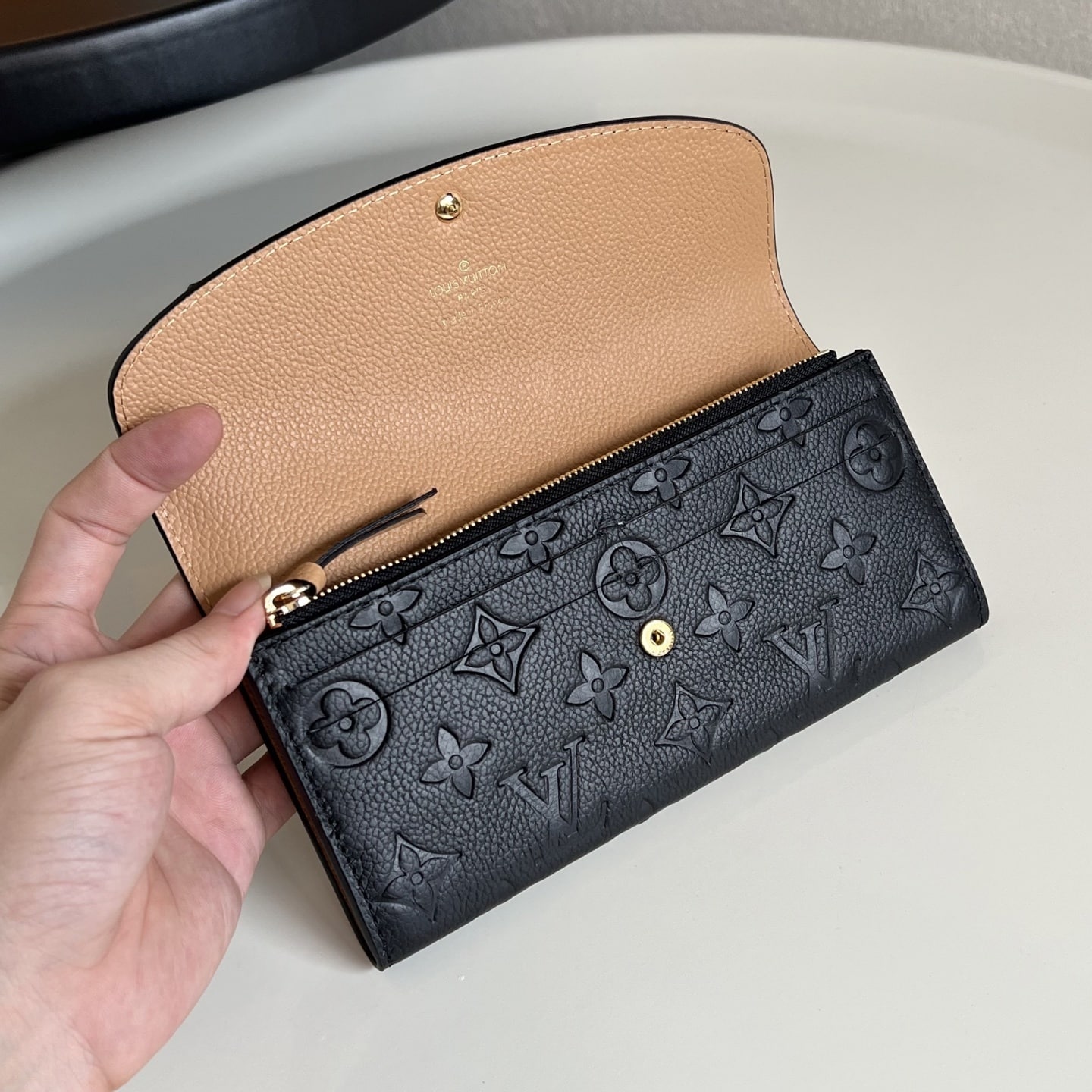 Louis Vuitton Emilie Wallet Black 19Cm M62369 - 画像 (7)
