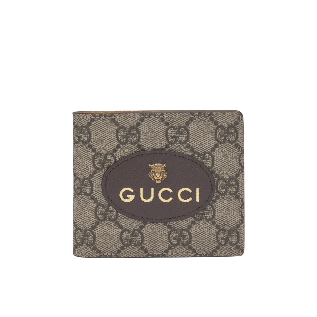 GUCCI グッチ ネオヴィンテージ GGスプリーム 二つ折りウォレット ベージュ 12cm