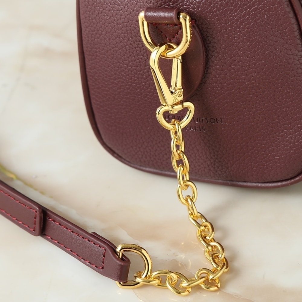 Louis Vuitton Speedy Bandouliere 20 Monogram Empreinte Grenat Red 20Cm M25929 - 画像 (8)