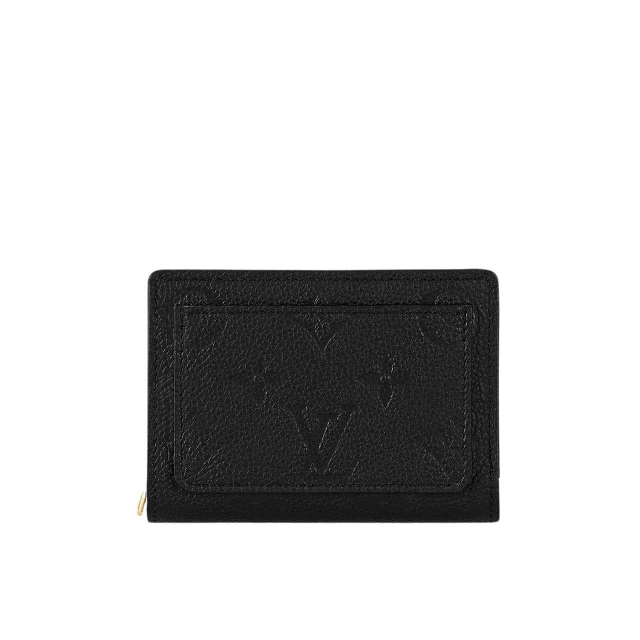 LOUIS VUITTON ルイ・ヴィトン クレア ウォレット モノグラム・アンプラント レザー ブラック 11cm 型番：M80151