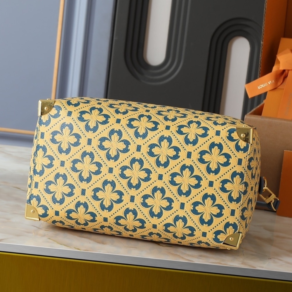 Louis Vuitton Speedy Trunk 25 Blue And Gold 27Cm M27411 - 画像 (5)