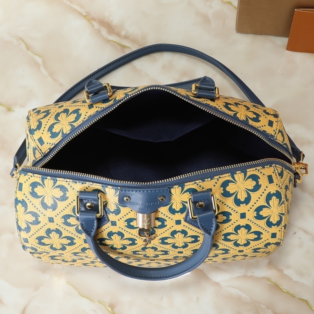 Louis Vuitton Speedy Trunk 25 Blue And Gold 27Cm M27411 - 画像 (10)