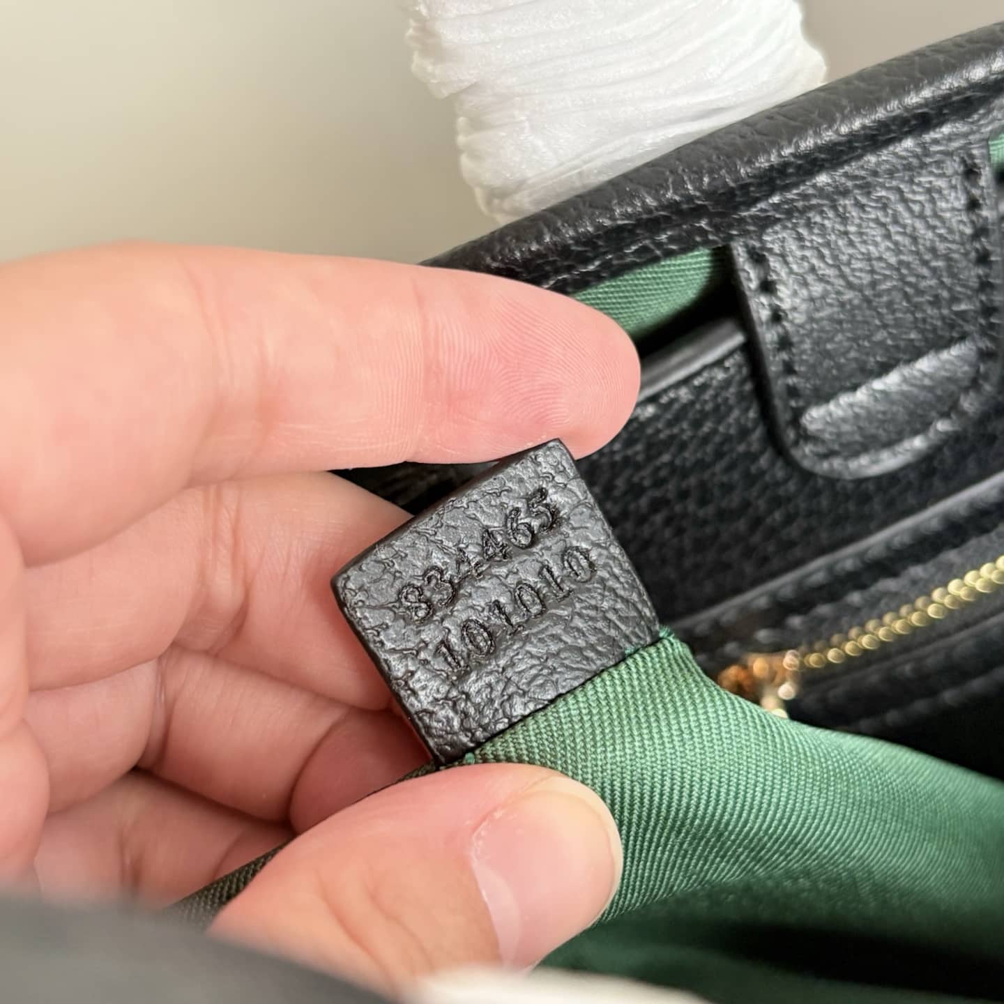 Gucci Ophidia Medium Tote Bag Black 36Cm 834465 AAE1A 1042 - 画像 (7)