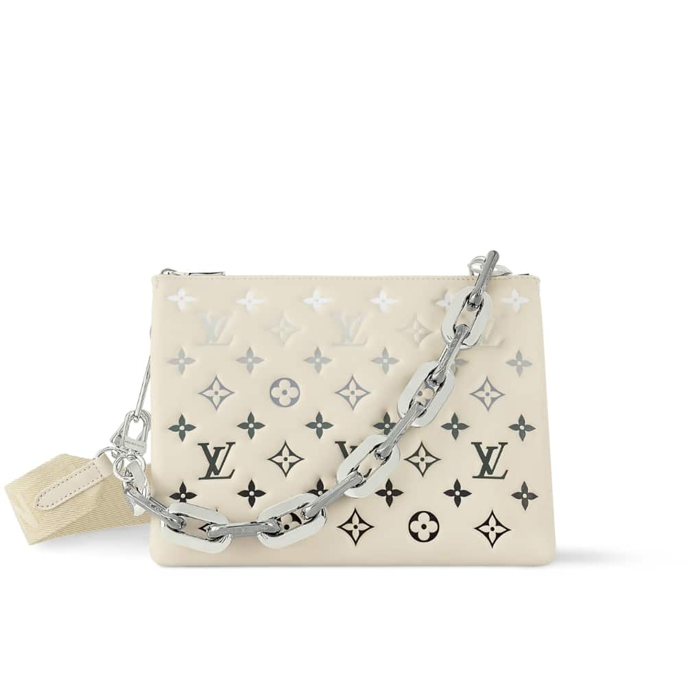 Louis Vuitton クッサン PM クリーム 26cm M11986
