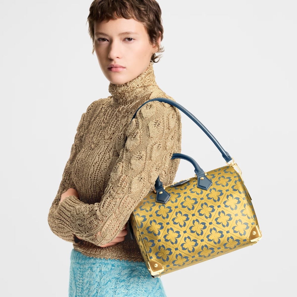 Louis Vuitton Speedy Trunk 25 Blue And Gold 27Cm M27411 - 画像 (11)