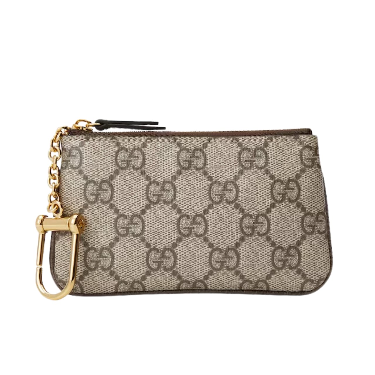 GUCCI グッチ オフィディア GGスプリーム キャンバス キーケース ベージュ×エボニー 12.5cm