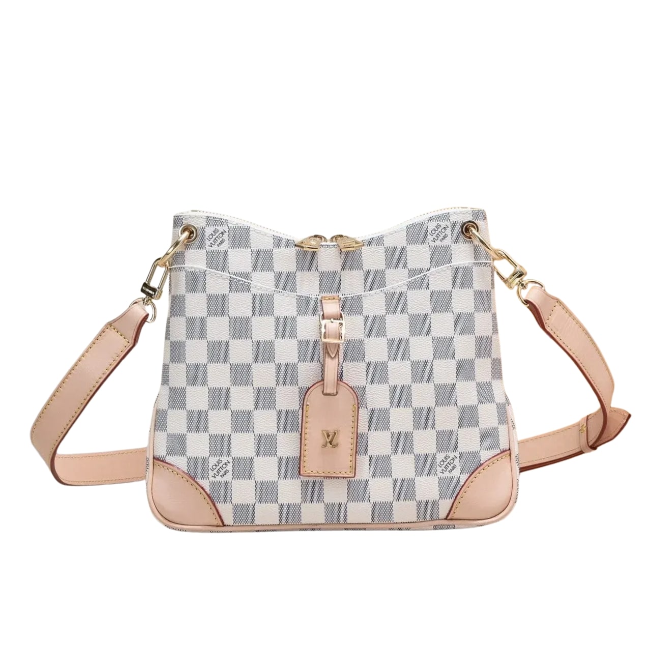 Louis Vuitton オデオン ダミエ アズール ショルダーバッグ 26cm