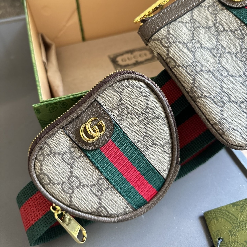 Gucci Ophidia Heart Utility Belt Beige Ebony Gg Supreme 20cm 698805 96iwg 8745gg - 画像 (7)