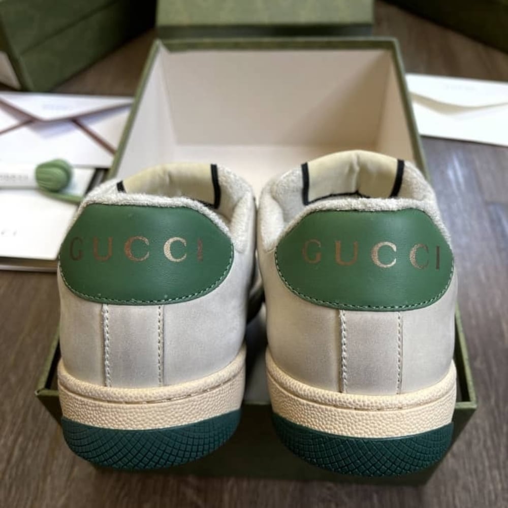 Gucci Wmns Screener Distressed Green Orange 570442 0Yi20 9582 - 画像 (7)
