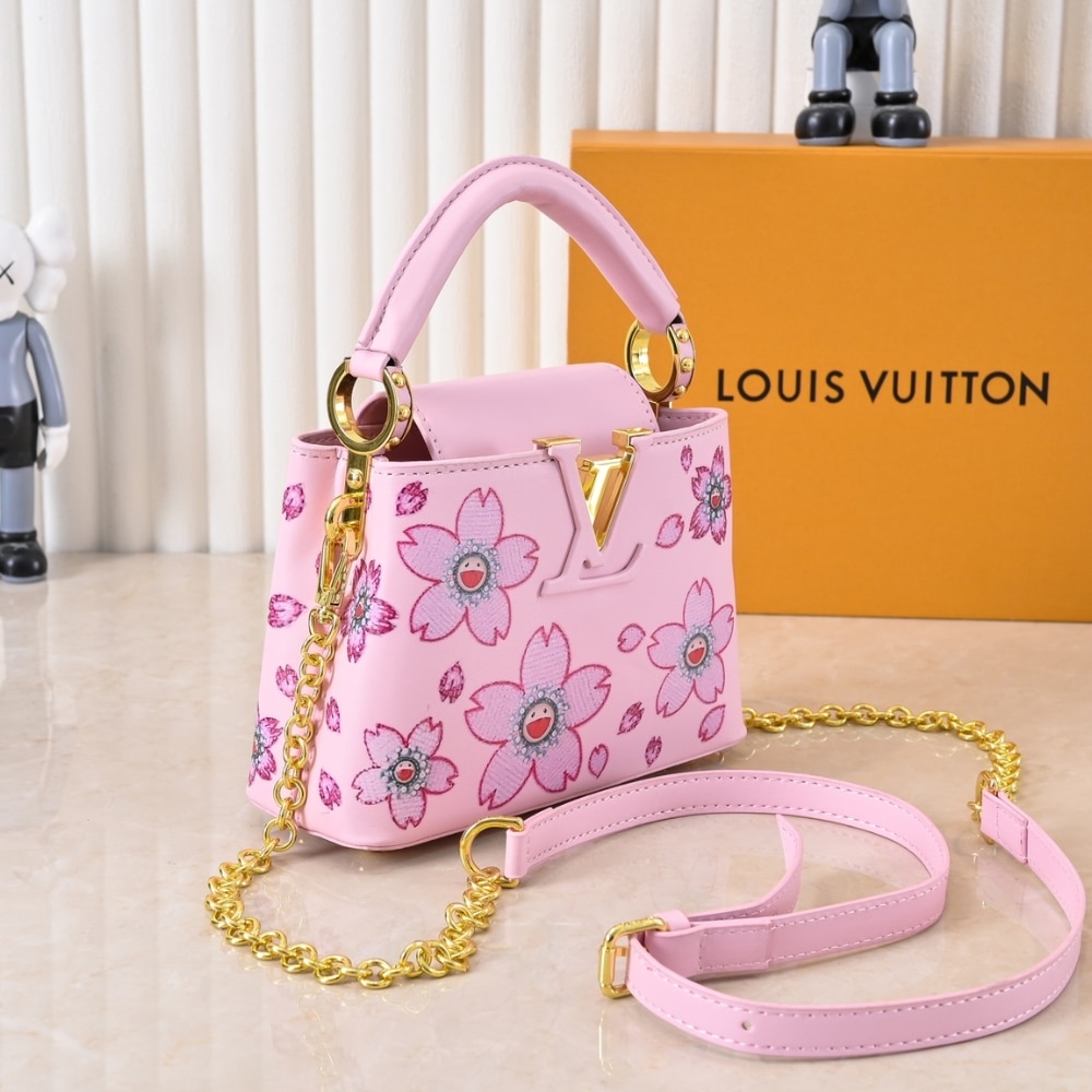 Louis Vuitton X Takashi Murakami Capucines Mini Pink 21Cm M13249 - 画像 (2)