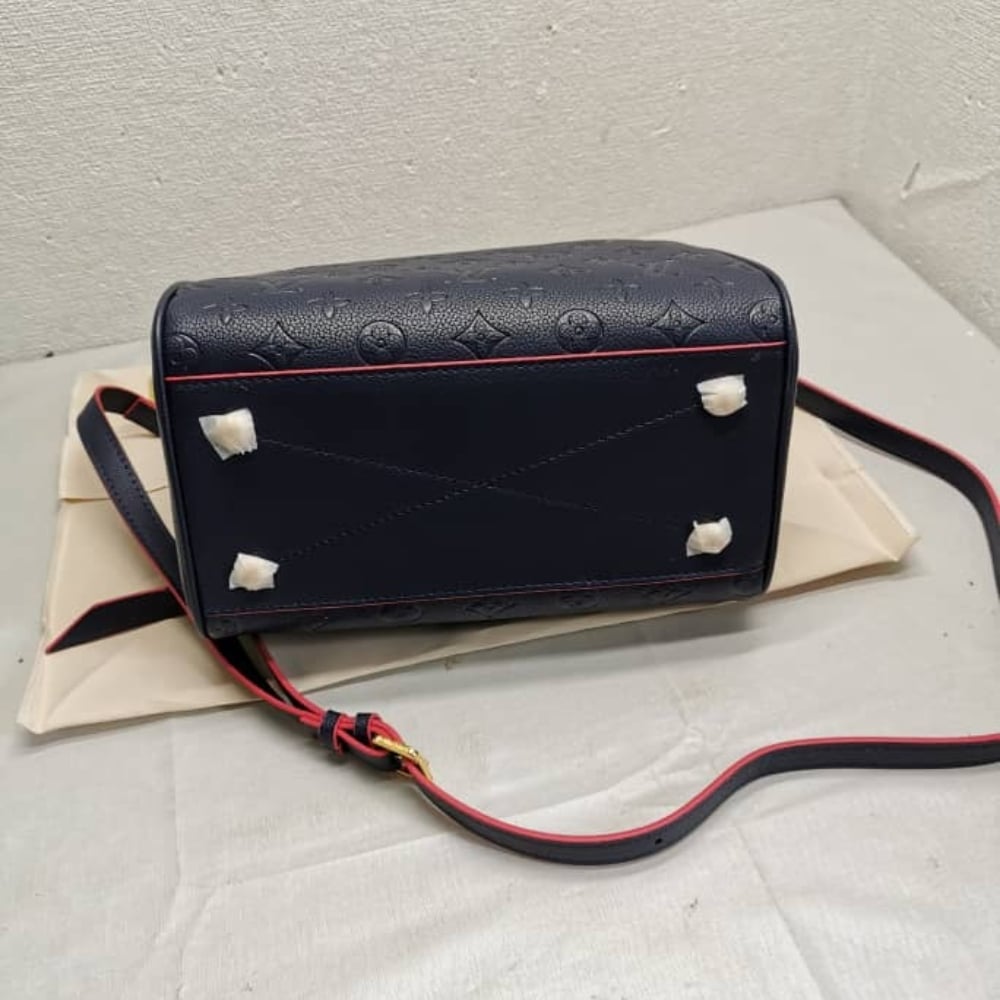 Louis Vuitton Speedy Bandoulière 25 In Monogram Empreinte Navy 25Cm M43501 - 画像 (4)