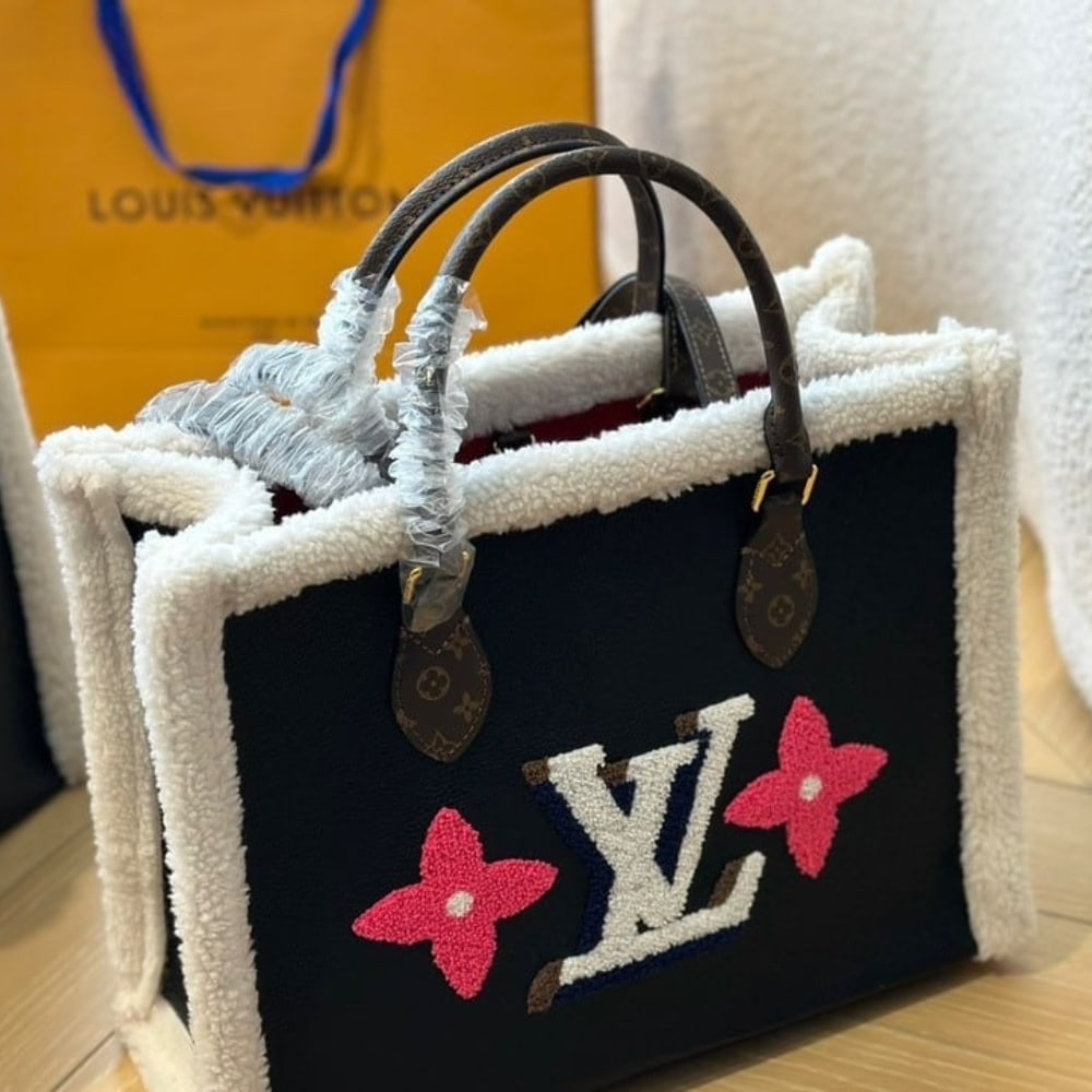 Louis Vuitton Onthego GM Teddy Bag Black 41cm M56958 - 画像 (2)