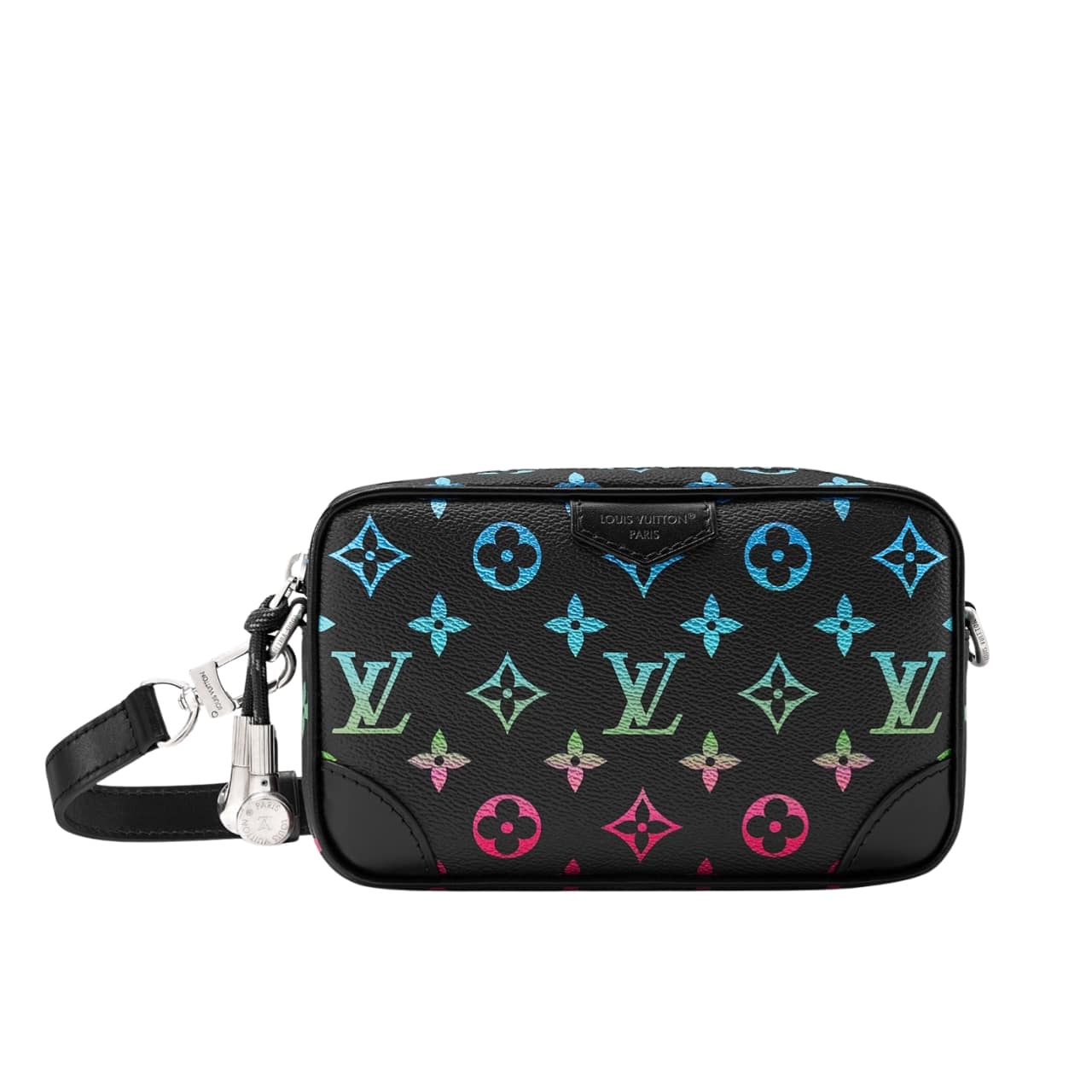 LOUIS VUITTON ルイ・ヴィトン トロカデロ ウェアラブル ウォレット グラデーション モノグラム ブラック 20cm