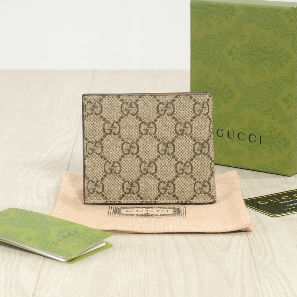 Gucci Neo Vintage Gg Supreme Wallet Beige 12cm - 画像 (3)