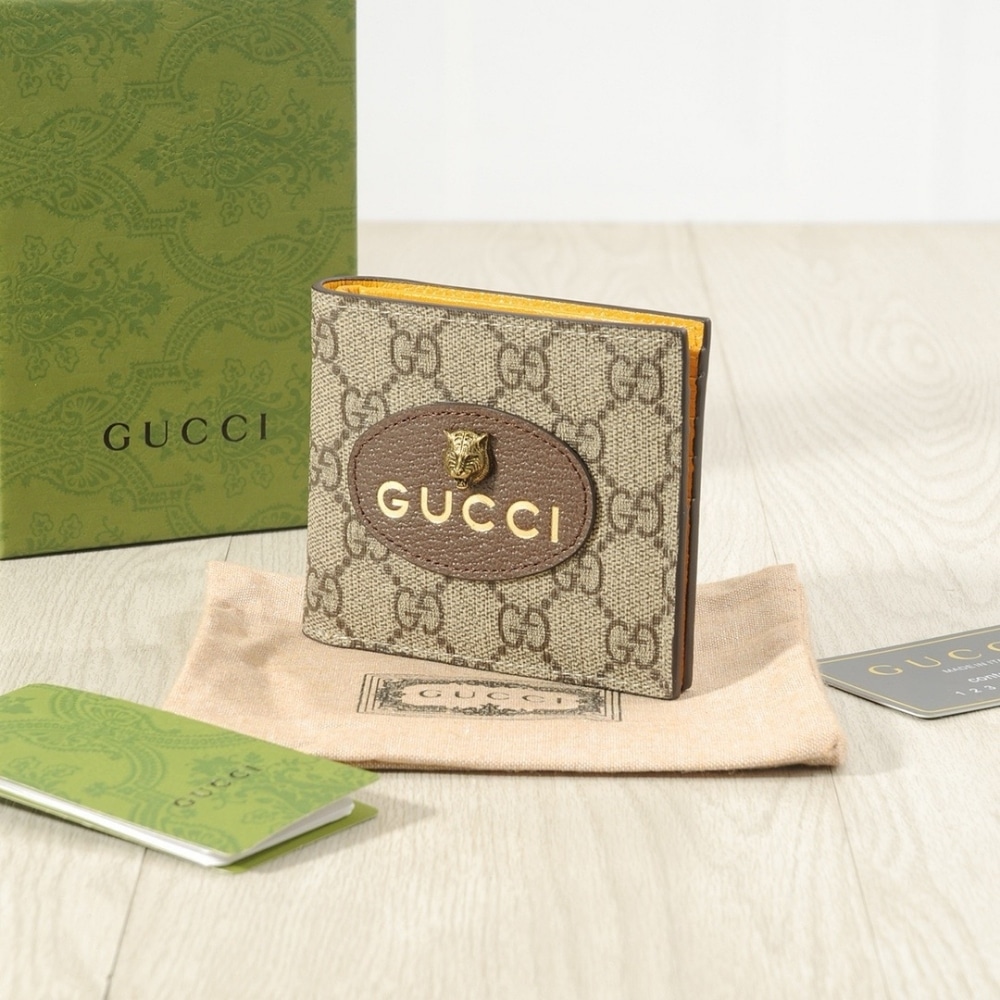 Gucci Neo Vintage Gg Supreme Wallet Beige 12cm - 画像 (4)