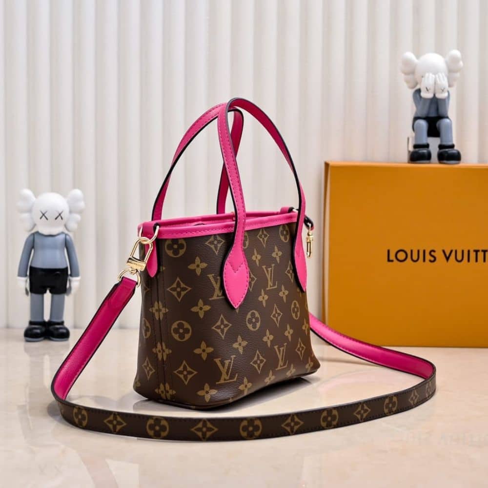 Louis Vuitton Neverfull Bandoulière Inside Out BB Monogram Rose 20Cm M12106 - 画像 (4)