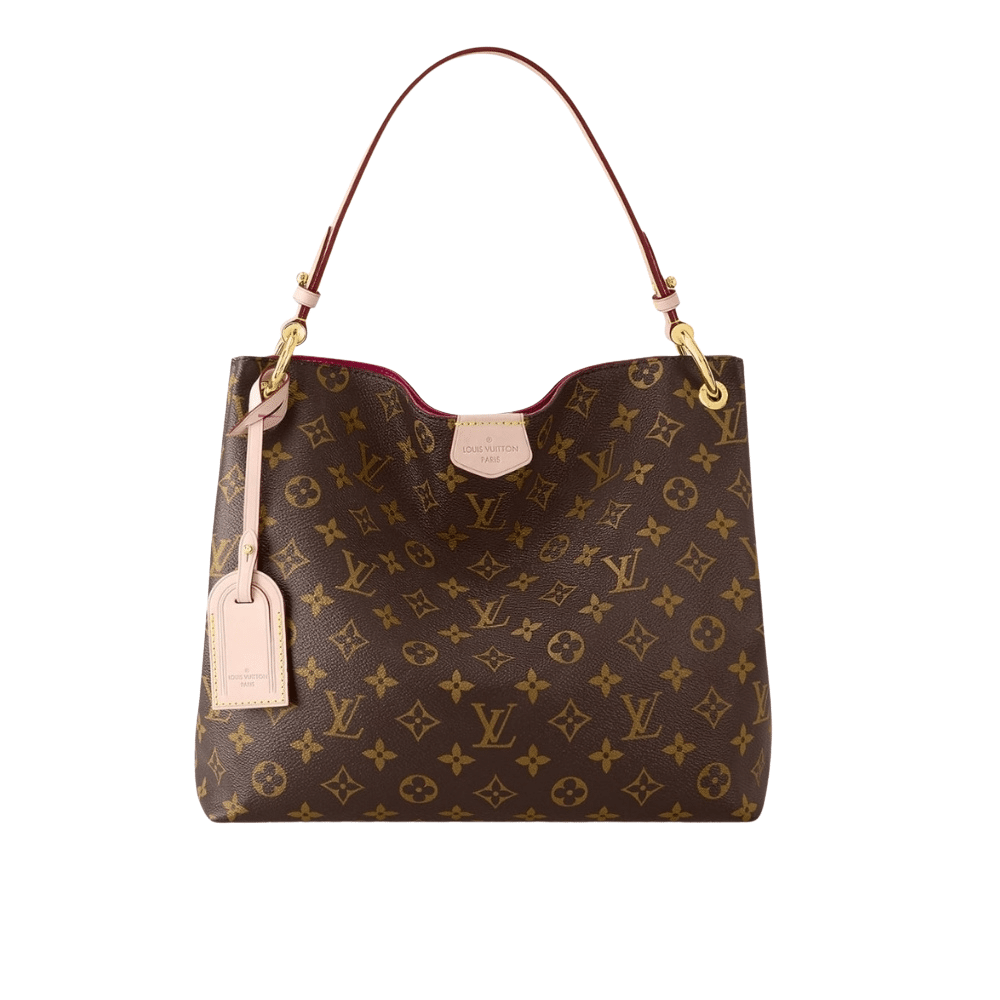 Louis Vuitton 優雅なPMモノグラムキャンバス レッド 35cm