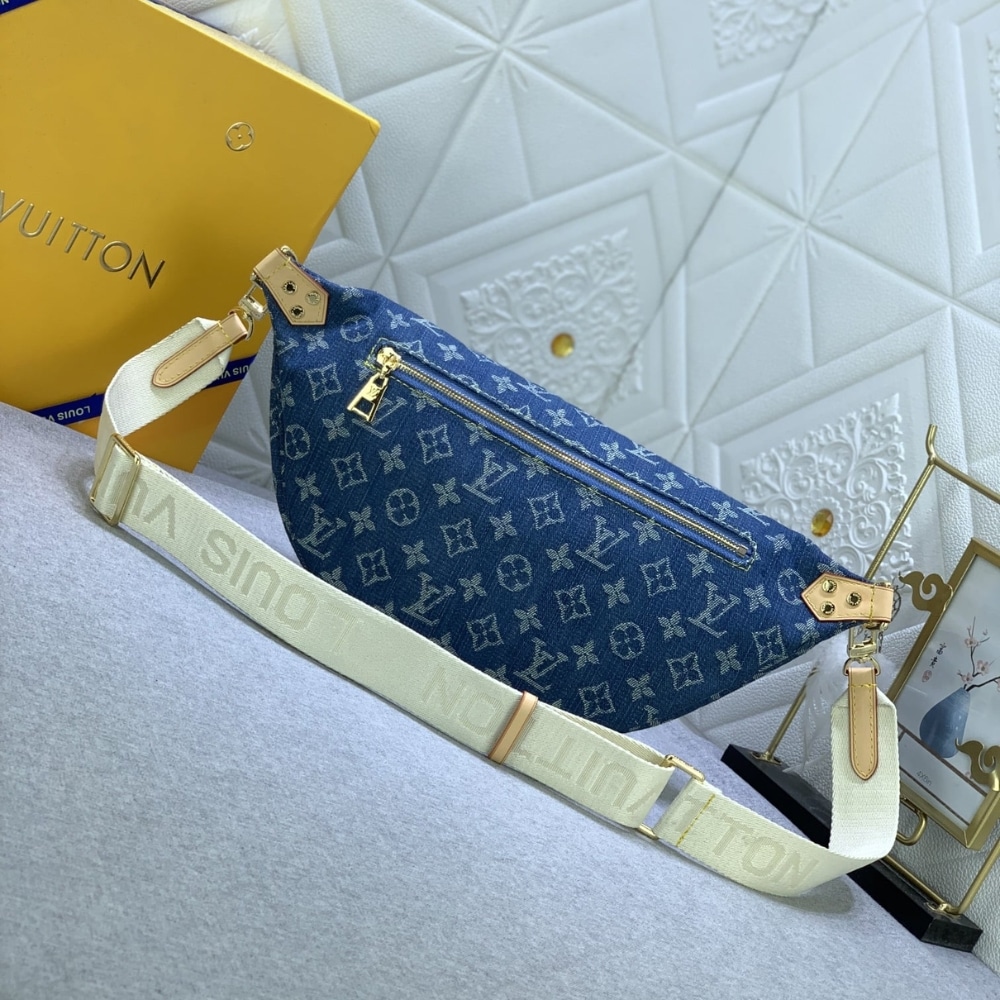 Louis Vuitton Bumbag High Rise Denim Blue 38Cm M46837 - 画像 (4)