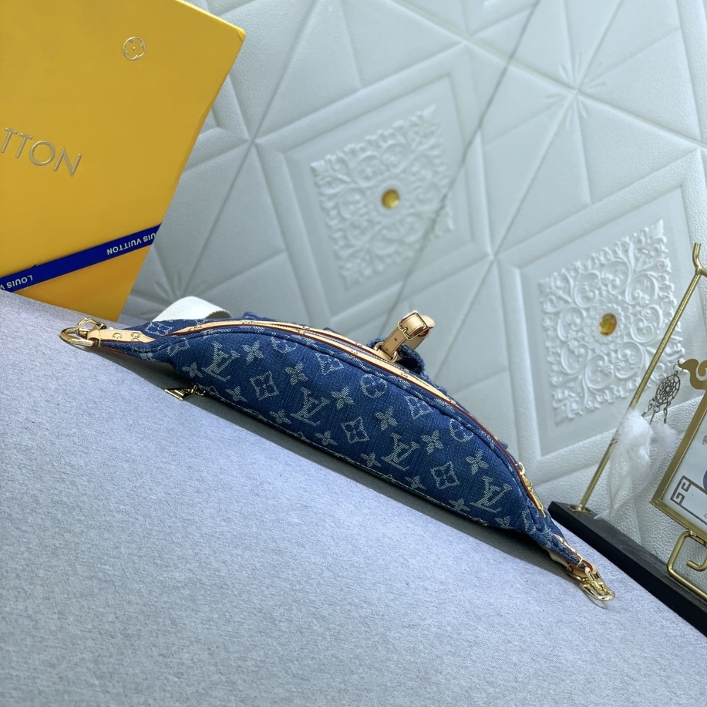 Louis Vuitton Bumbag High Rise Denim Blue 38Cm M46837 - 画像 (5)