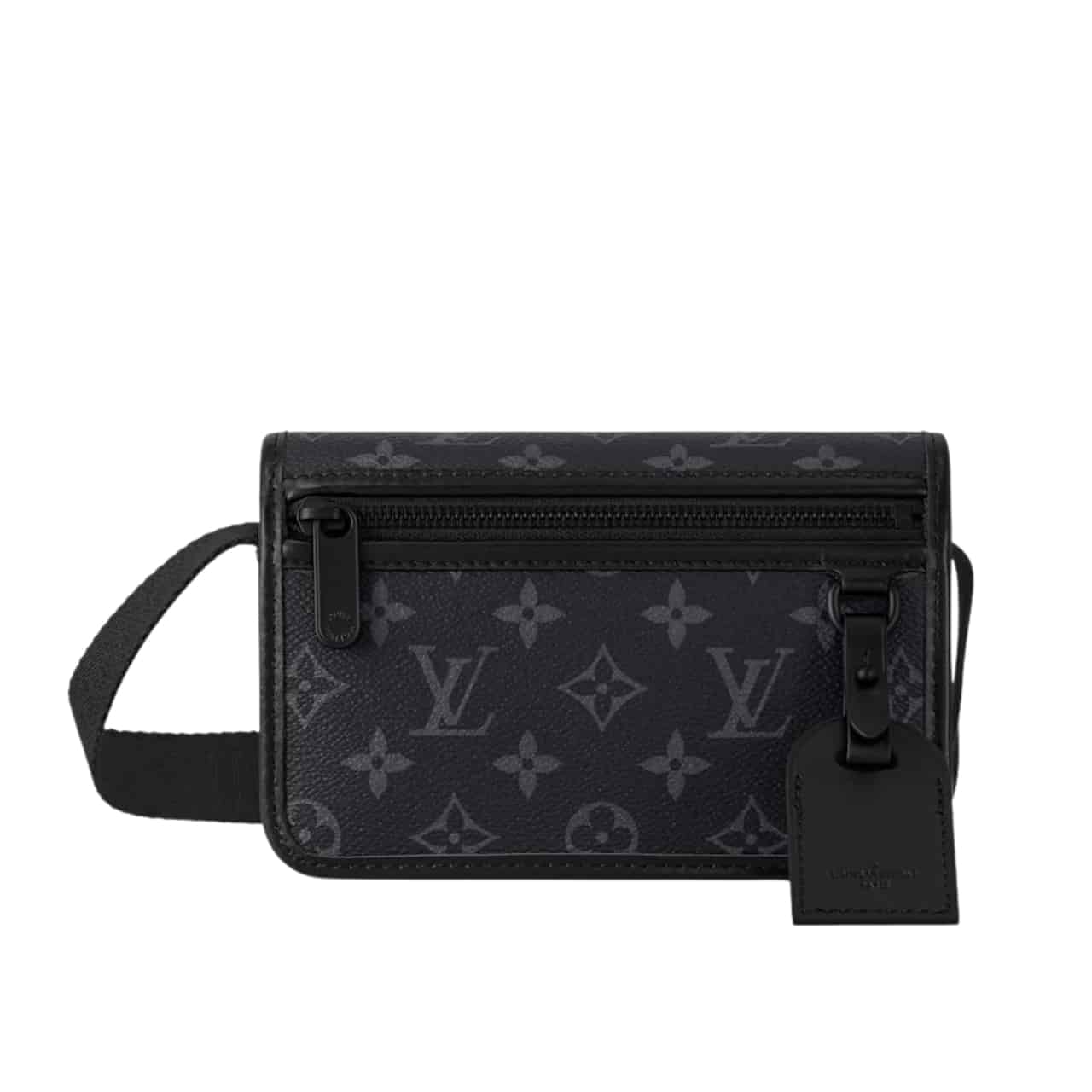 LOUIS VUITTON ルイ・ヴィトン ボスフォール ウェアラブル ウォレット モノグラム・エクリプス キャンバス ブラック 19cm 型番：M12599