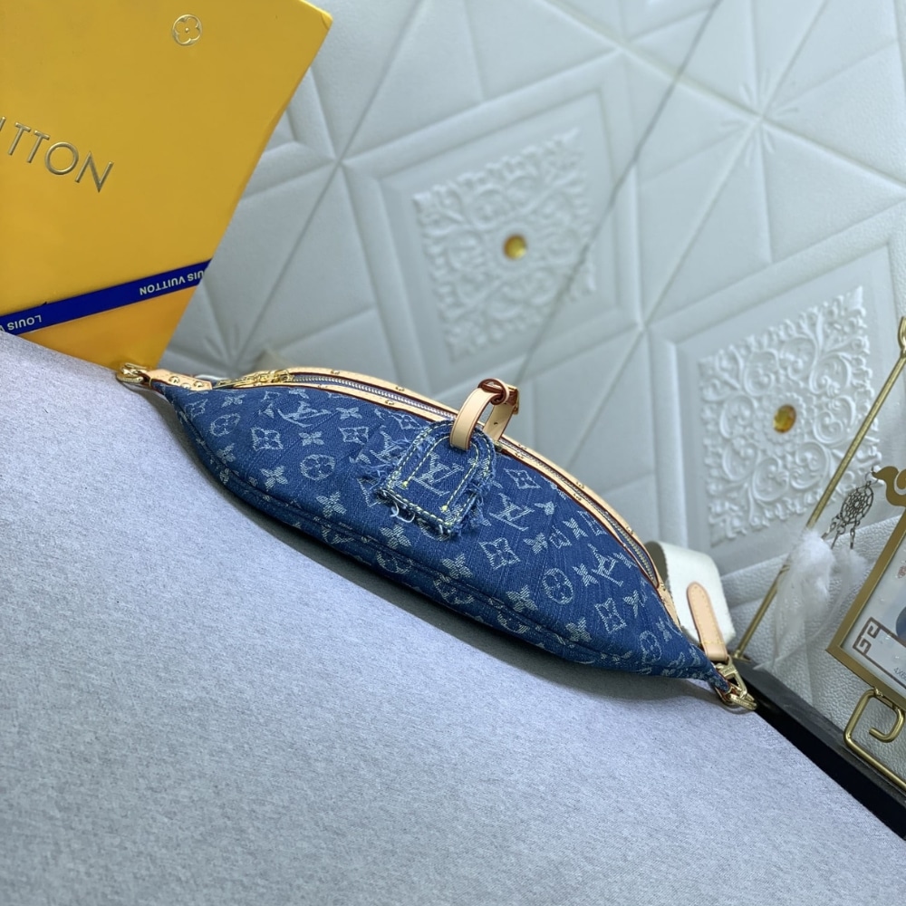 Louis Vuitton Bumbag High Rise Denim Blue 38Cm M46837 - 画像 (6)