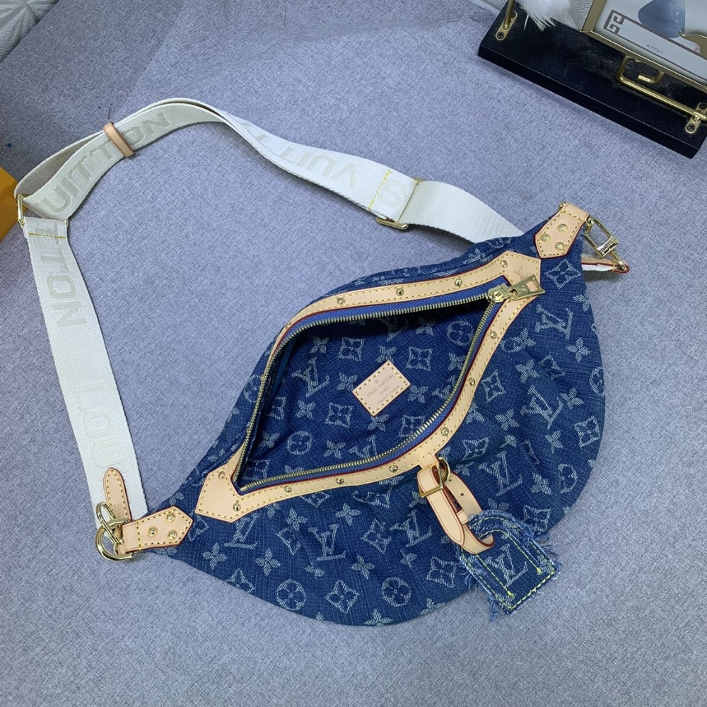 Louis Vuitton Bumbag High Rise Denim Blue 38Cm M46837 - 画像 (7)