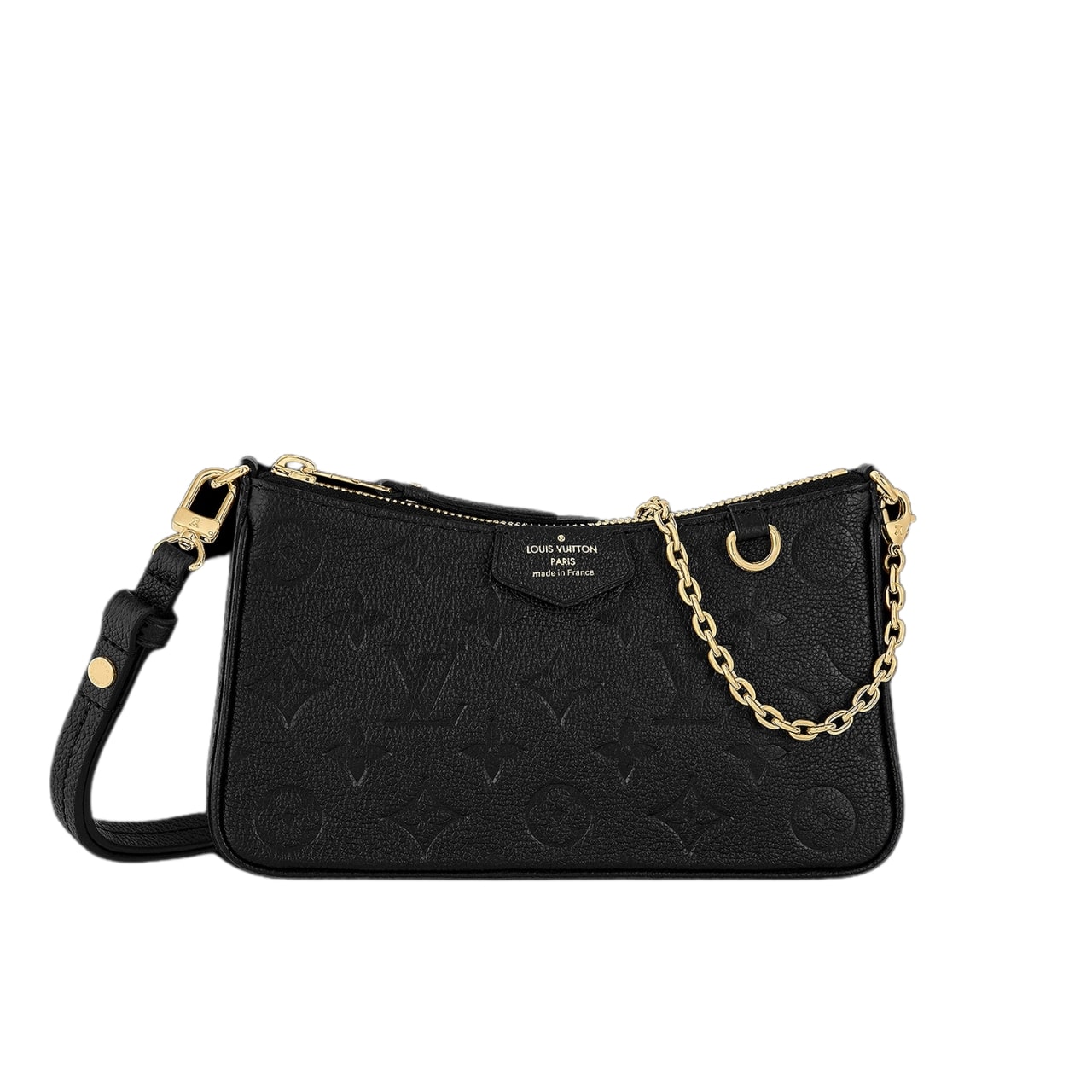 Louis Vuitton イージーポーチ・オン・ストラップ ブラック 21cm M80349