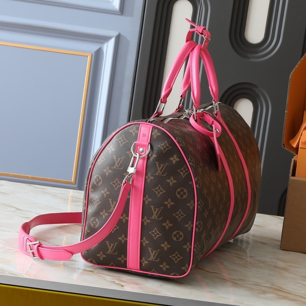 Louis Vuitton Keepall Bandoulière 45 Pondichery Pink 50cm M13807 - 画像 (3)
