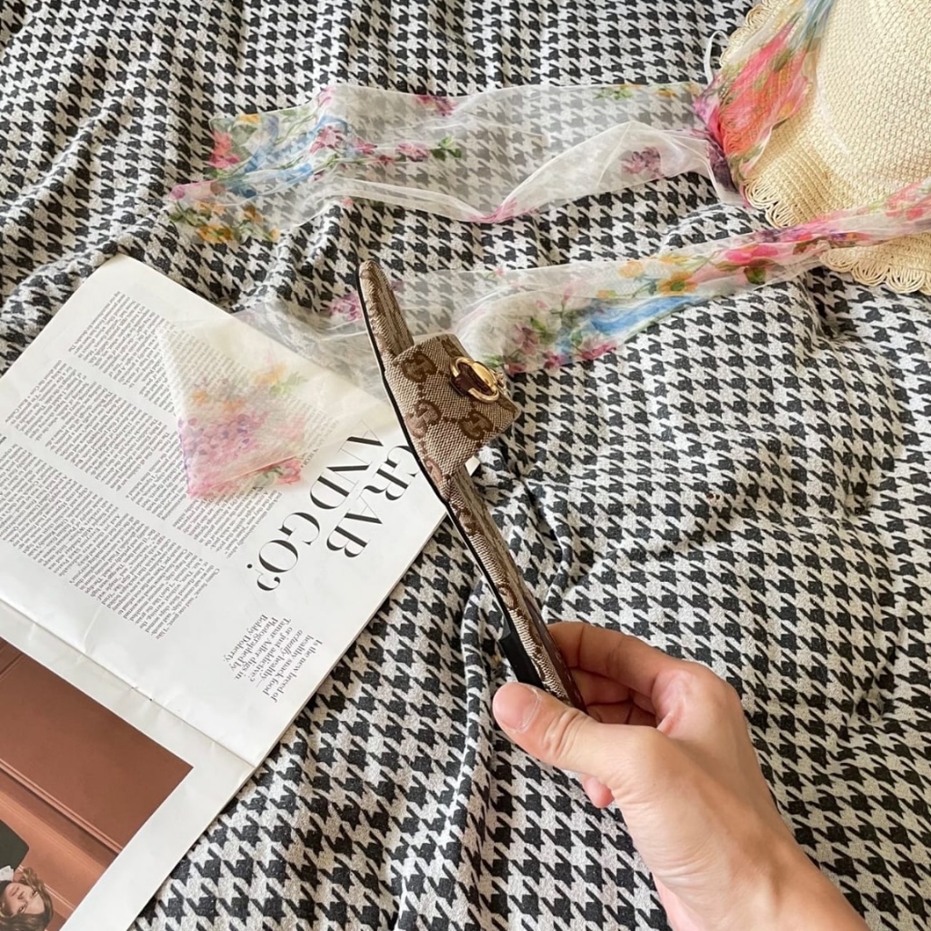GUCCI グッチ レディース ホースビット スライドサンダル ベージュ×ダークブラウン GGキャンバス 835828 FAB10 2543 - 画像 (3)