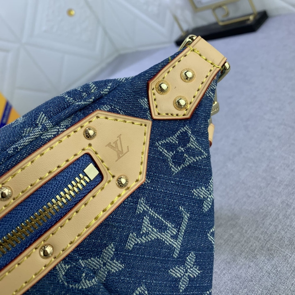 Louis Vuitton Bumbag High Rise Denim Blue 38Cm M46837 - 画像 (10)